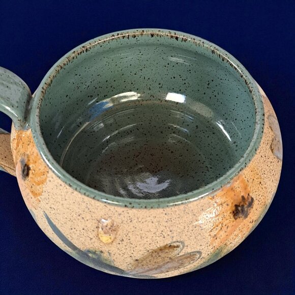Set of Two Dragonfly Pottery Soup Bowl Mug Dragon Fly - Picture 7 of 9